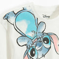 Cool Club, T-shirt dziewczęcy, biały, Lilo i Stitch