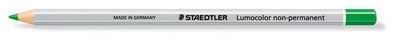 Staedtler, kredka specjalistyczna, Lumocolor, zielona, omnichrom, zmywalna