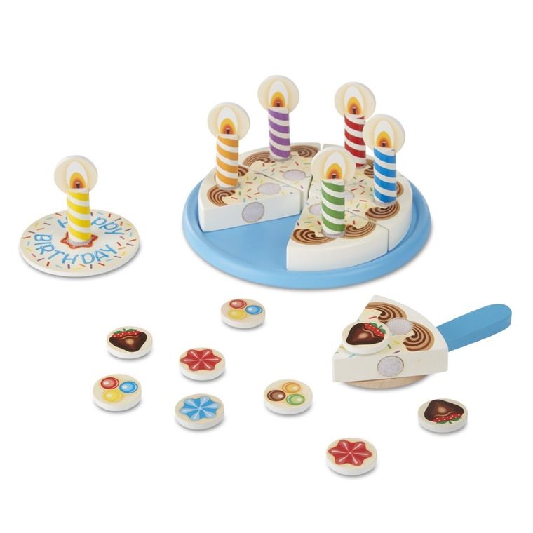 Melissa & Doug, Tort urodzinowy, zabawka drewniana