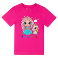 T-shirt dziewczęcy, różowy, Tup Tup