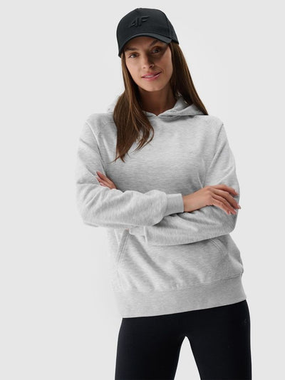 Bluza damska z kapturem, szara, 4F
