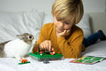 Smart Games, Jump In', wersja angielska, gra logiczna