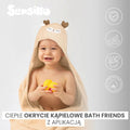Sensillo, Bathfriends, okrycie kąpielowe, słoń, 100x100 cm