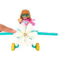 Barbie, Chelsea, samolot, zestaw z lalką i akcesoriami