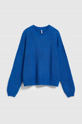Sweter damski, niebieski, Moodo