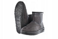 Buty zimowe damskie, szare, Big Star