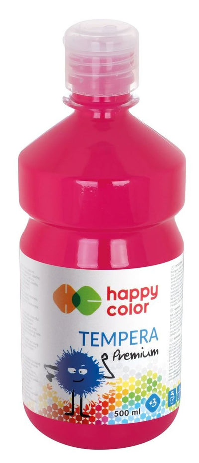 Happy Color, farba tempera, premium, magenta, 500 ml