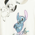 Cool Club, Bluzka dziewczęca z długim rękawem, biała, Lilo i Stitch