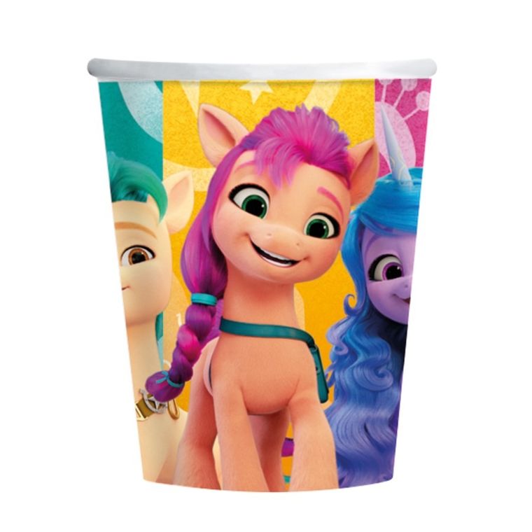 My Little Pony, Koniki, kubeczki urodzinowe, 8 szt., 250 ml