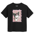 Cool Club, T-shirt dziewczęcy, czarny, Kuromi