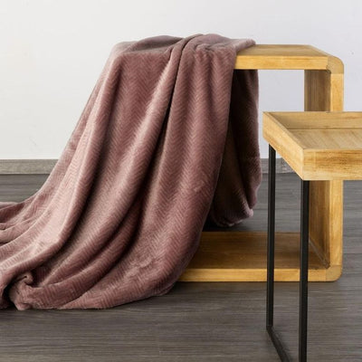 Eurofirany, koc d91 Cindy, 220x200 cm, ceglasty