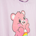 Cool Club, T-shirt dziewczęcy, oversize, fioletowy, Troskliwe Misie