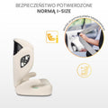 Caretero, Breezy, fotelik samochodowy 2w1, podstawka, black, 100-150 cm