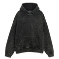 Grafitowa bluza z kapturem o kroju oversize NOWEAR