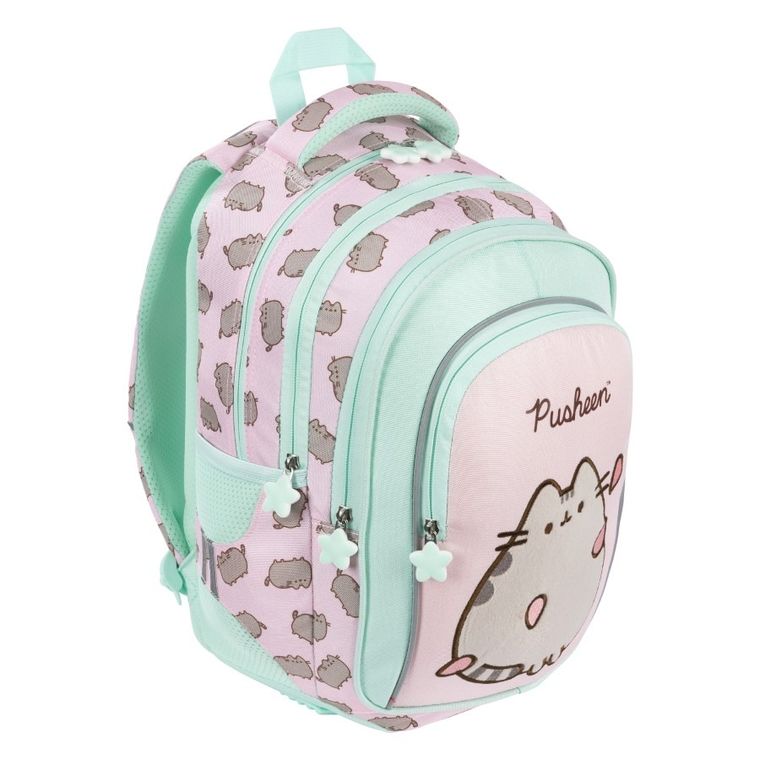 St.Majewski, Pusheen, plecak szkolny, 4-komorowy, Pink