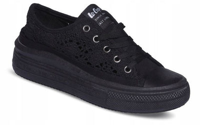 Trampki damskie, czarne, Lee Cooper