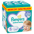 Pampers, Active Baby, pieluchy jednorazowe, rozmiar 5, 11-16 kg, 150 szt.