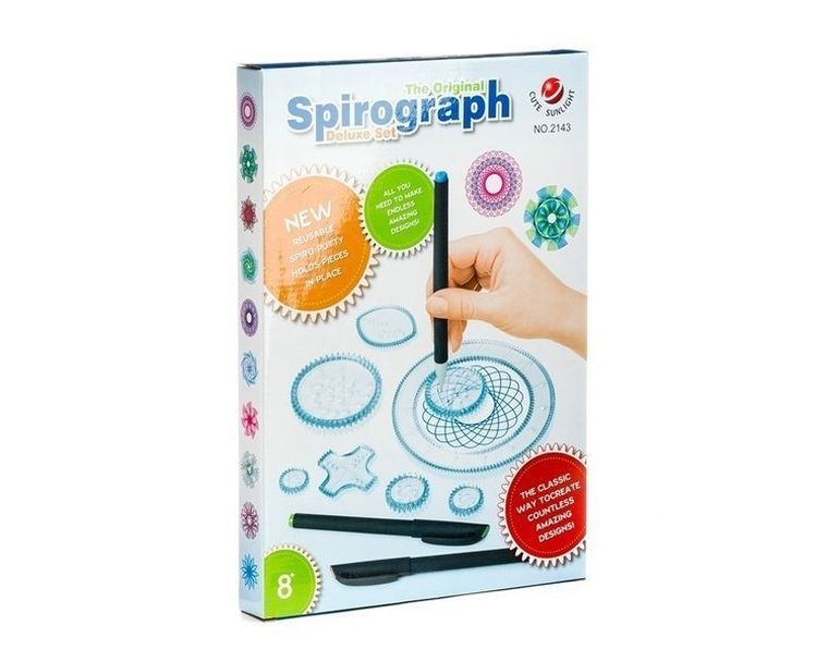 Spirograf, zestaw kreatywny