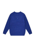 Sweter damski, niebieski, Moodo