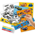 Hot Wheels, zestaw kreatywny z naklejkami
