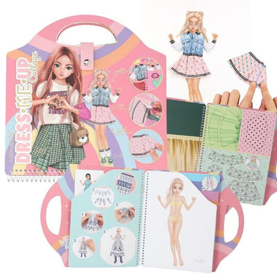 Top Model, Dress Me Up, Collage, zestaw kreatywny z naklejkami