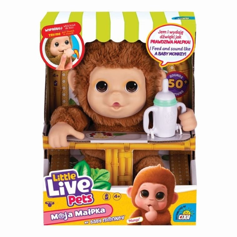 Little Live Pets, Moja Małpka Mango, maskotka interaktywna