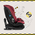Lionelo, Bastiaan, fotelik samochodowy, i-Size, RWF, Red Burgundy, 40-150 cm