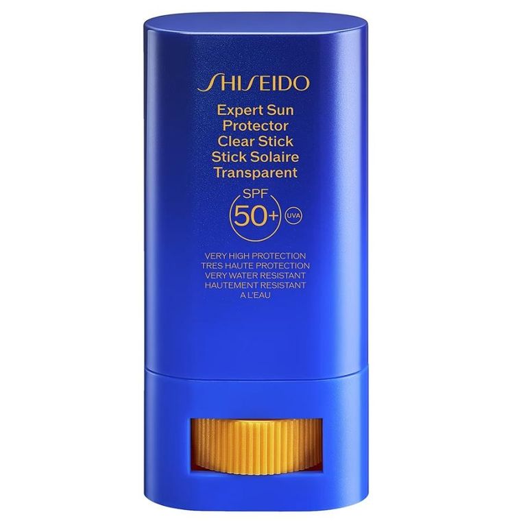 Shiseido, Expert Sun Protector Clear Stick SPF50+, transparentny sztyft ochronny, 20g