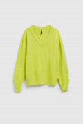 Sweter damski, zielony, Moodo