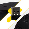 Izoxis, mysz bezprzewodowa, pionowa