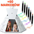 Extralink, Tipi 3D, kolorowanka, zestaw kreatywny z markerami, 60 szt.