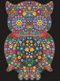 Sowa. Kolorowanka welwetowa, 47x35 cm