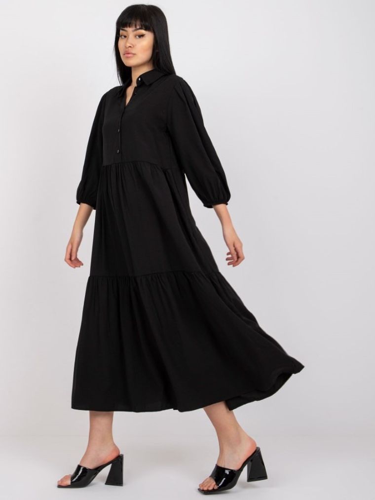 Sukienka damska, czarna, Rue Paris