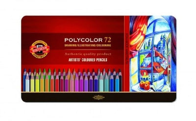 Koh-I-Noor, Polycolor, kredki, 72 kolorowy w metalowej oprawie