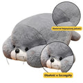 Lean Toys, foka, maskotka, szara, 29 cm
