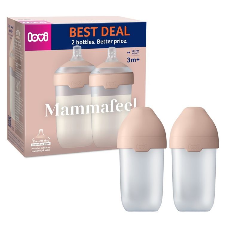 Lovi, Mammafeel, butelka, 250 ml, 2 szt.