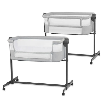 Kinderkraft, Neste Up 2, łóżeczko dostawne, light grey