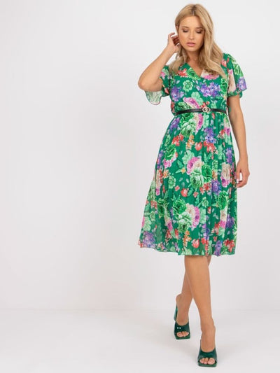 Sukienka damska, zielona, Italy Moda
