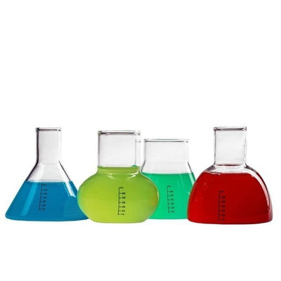 Kielony laboratoryjne, szklane, 4 szt.