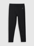 Legginsy dziewczęce, czarne, 4F
