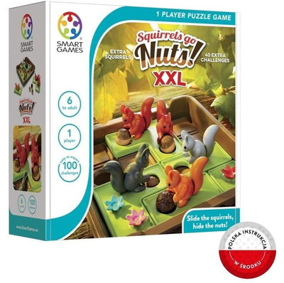 Smart Games, Squirrels Go Nuts! XXL, wersja angielska, gra logiczna