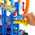Hot Wheels City, Mega Garaż Gigapętla, zestaw do zabawy