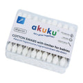 Akuku, patyczki do uszu dla niemowląt, 60 szt.