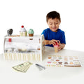 Melissa & Doug, lodziarnia, drewniany zestaw do lodów