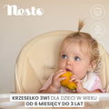 Caretero, Nesto, krzesełko do karmienia, beige