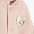 Cool Club, Bluza bejsbolówka dziewczęca, rozpinana, różowa, Myszka Minnie