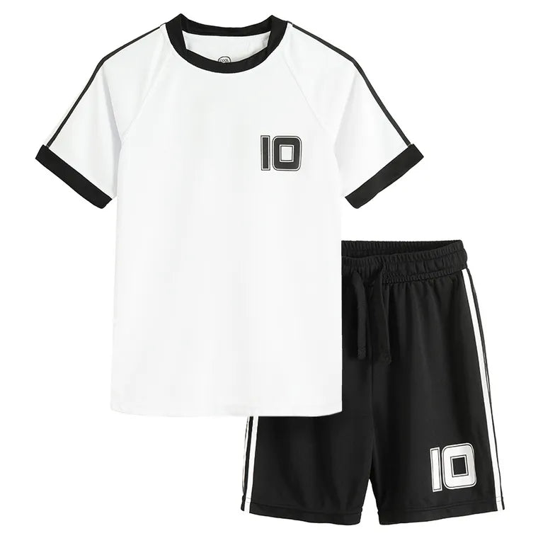 Cool Club, Komplet chłopięcy, T-shirt, Szorty, mix