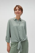 Koszula damska, khaki, Moodo