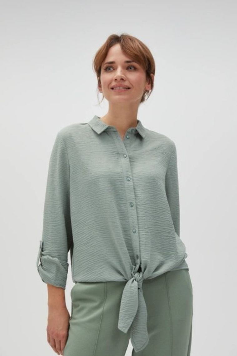 Koszula damska, khaki, Moodo