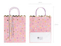 PartyDeco, torebki na prezenty Gwiazdki, mix, 26x32x13 cm, 1 szt.
